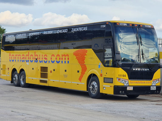 Tornado Bus equipped their units with VIGIA